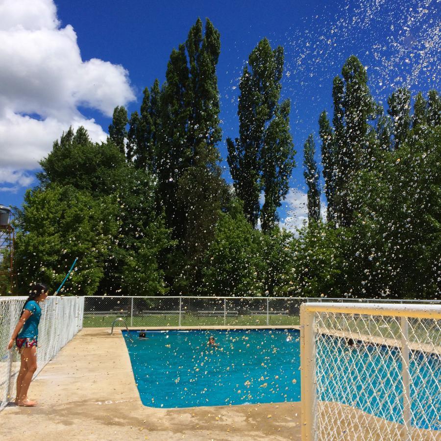 Camping&Hospedaje Rio Laja El Manzano  Bagian luar foto